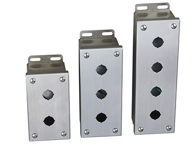 stainless steel push button boxes